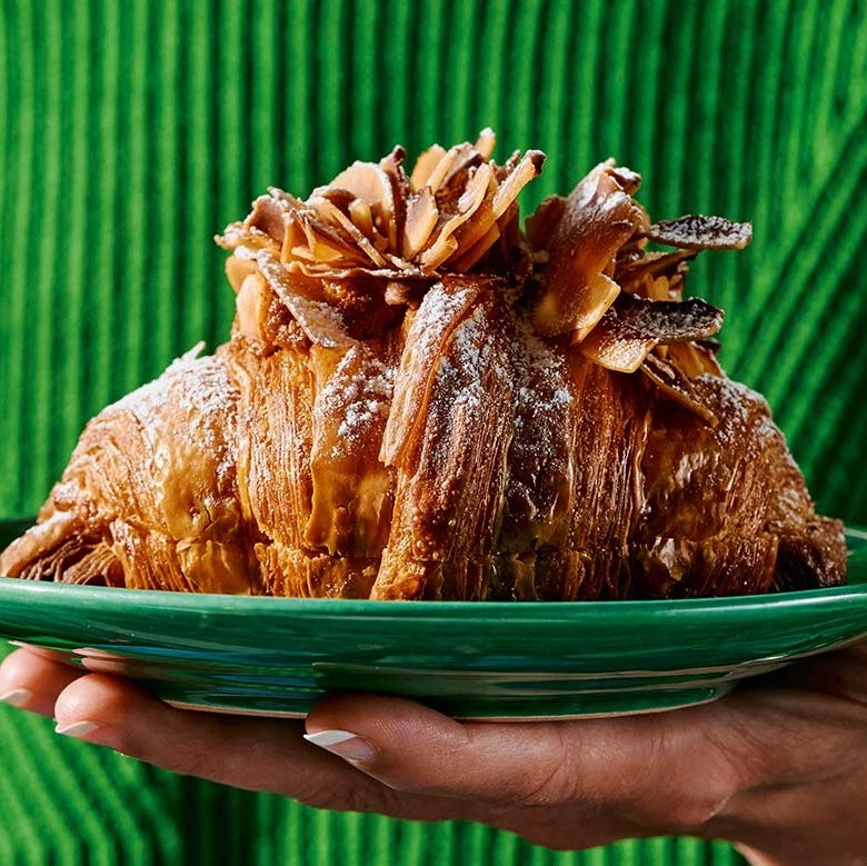 Lune's Coconut Pandan Twice-Baked Croissant