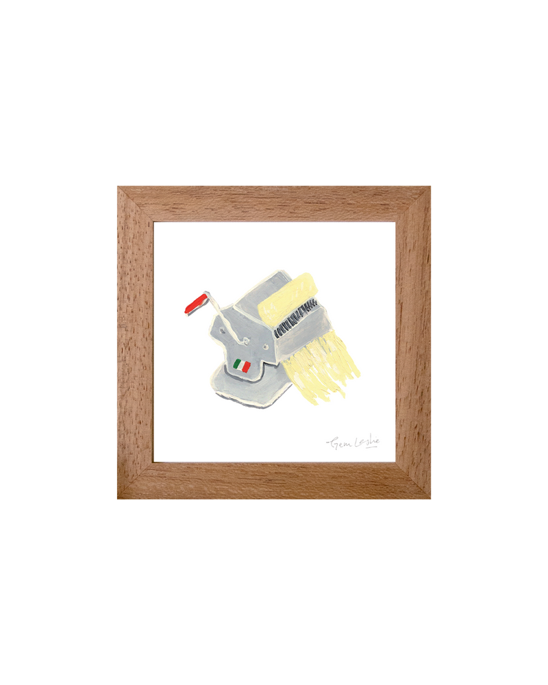 Pasta Machine - Italian Mini Print (framed)