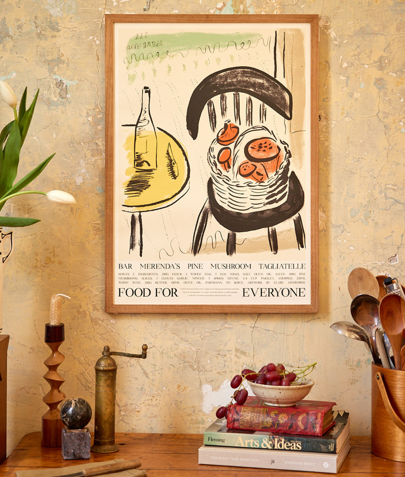 Bar Merenda's Pine Mushroom Tagliatelle