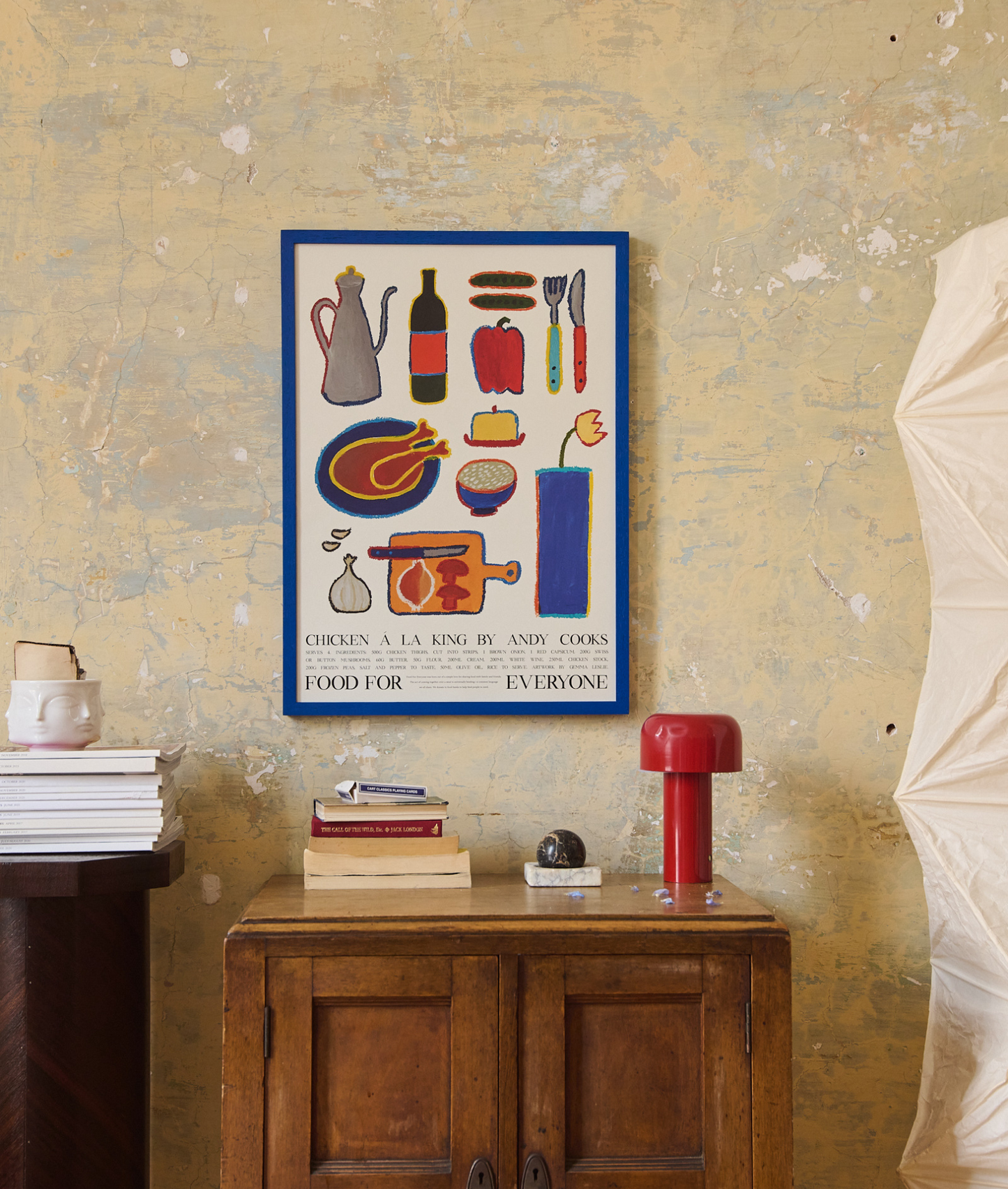 Wood Frame - Blue