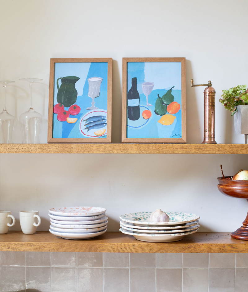 Lunch Still Life - Pears