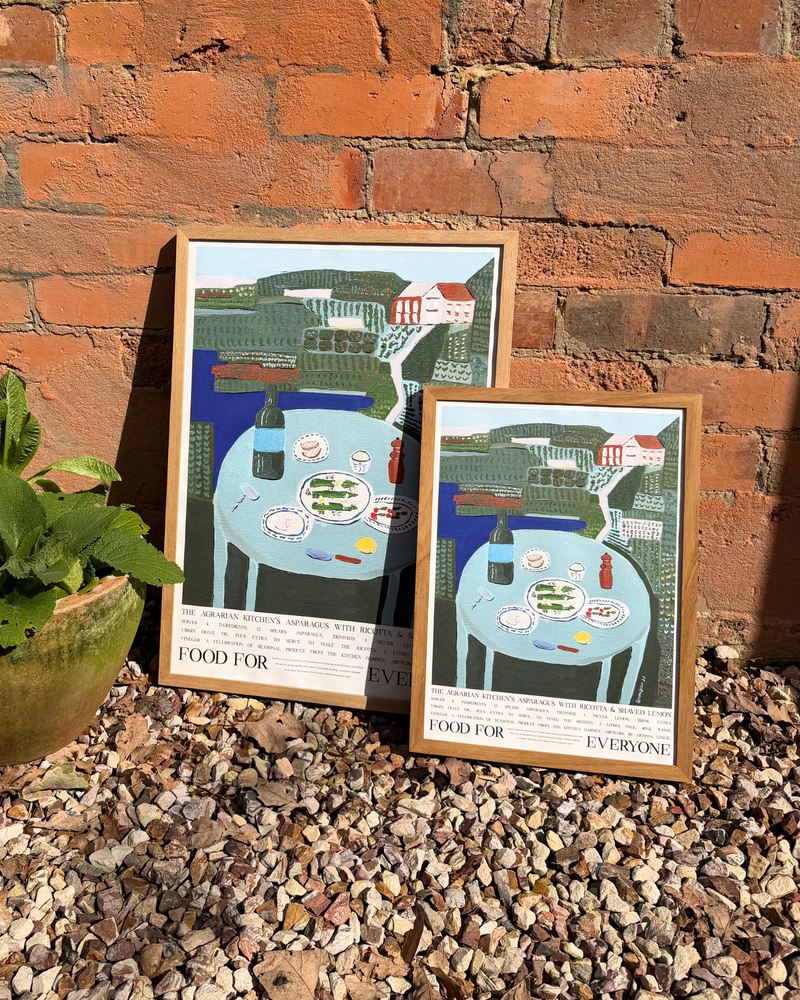 Asparagus With Ricotta & Shaved Lemon