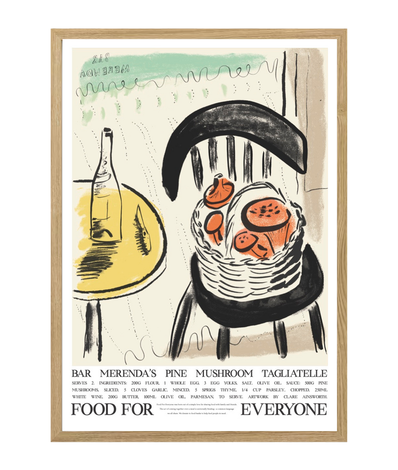 Bar Merenda's Pine Mushroom Tagliatelle