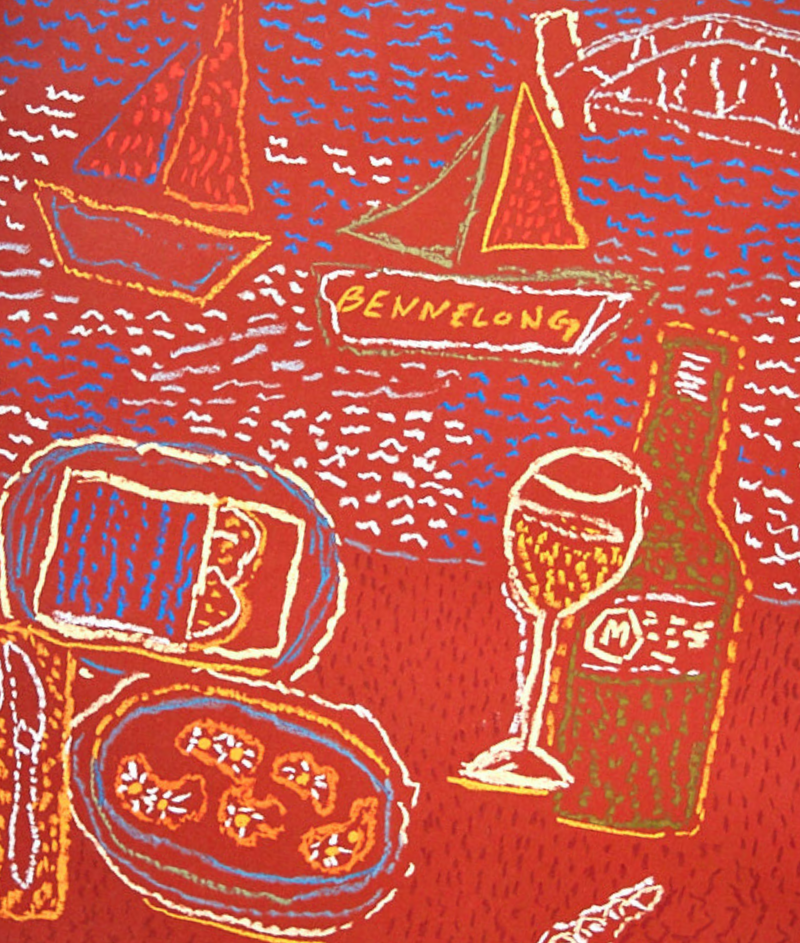 Bennelong's Marron, Fingerlime, Buckwheat Pikelets