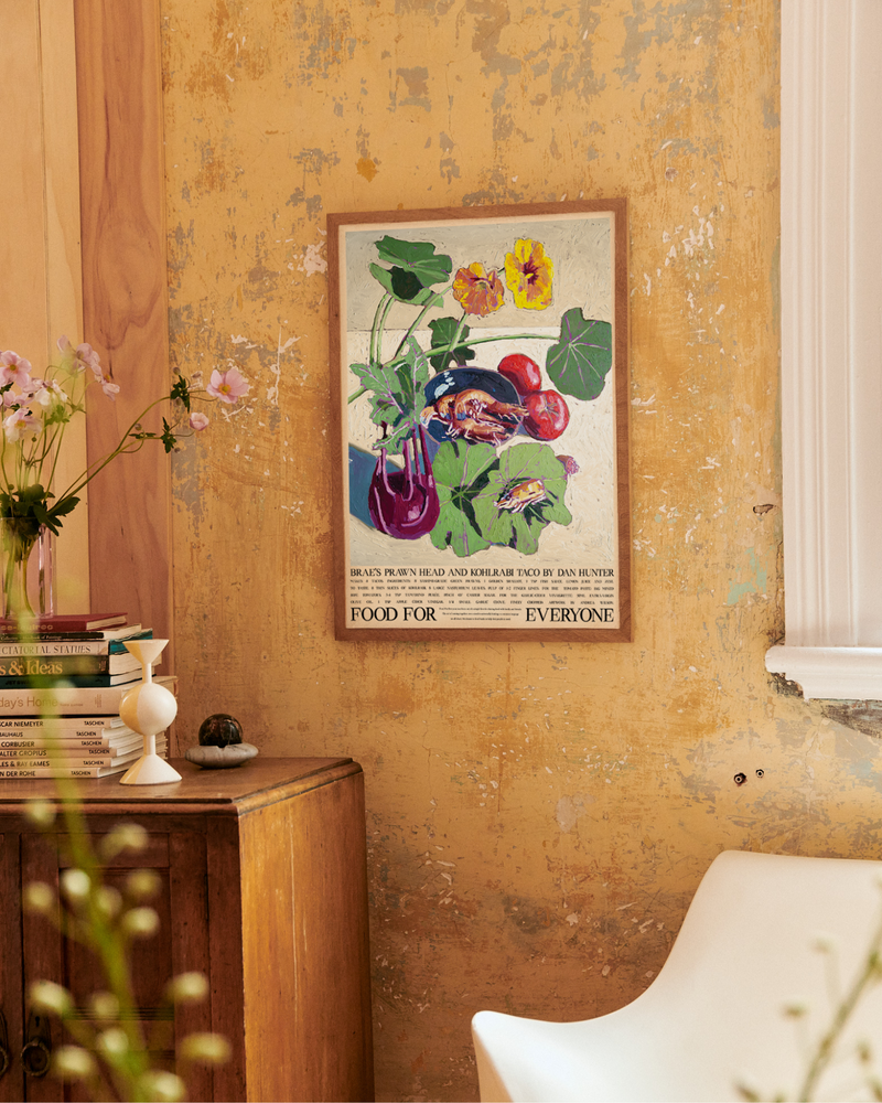 Brae's Prawn Head and Kohlrabi Taco