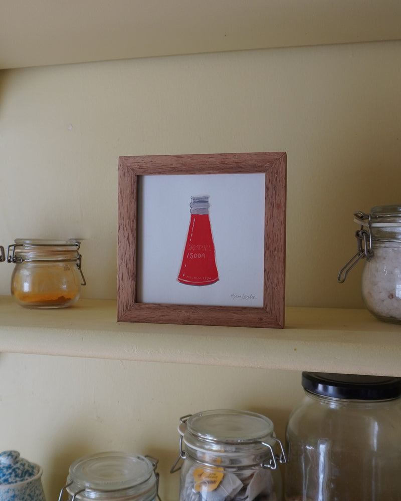 Campari Soda - Italian Mini Print (framed)