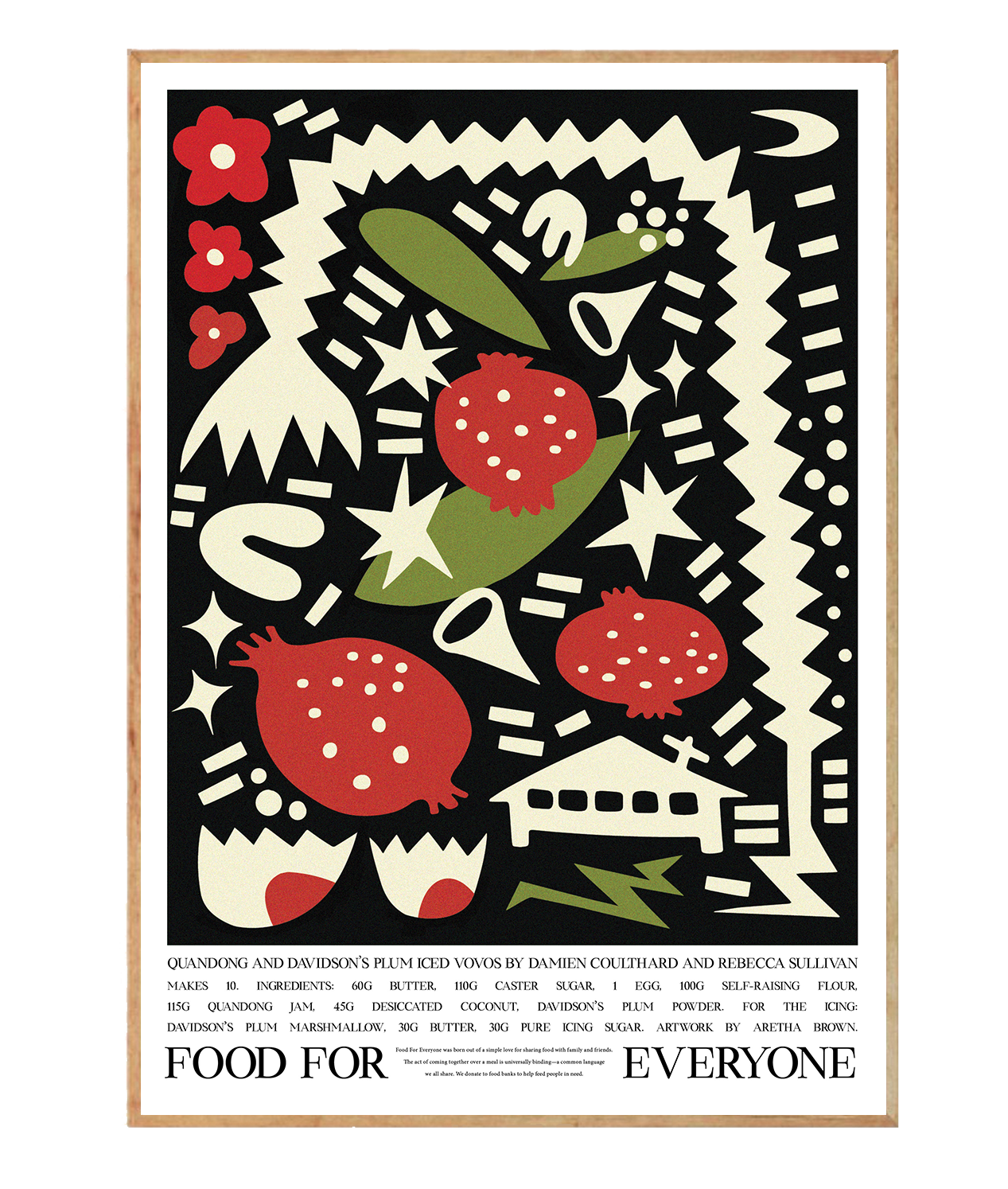 Quandong and Davidson's Plum Iced Vovos