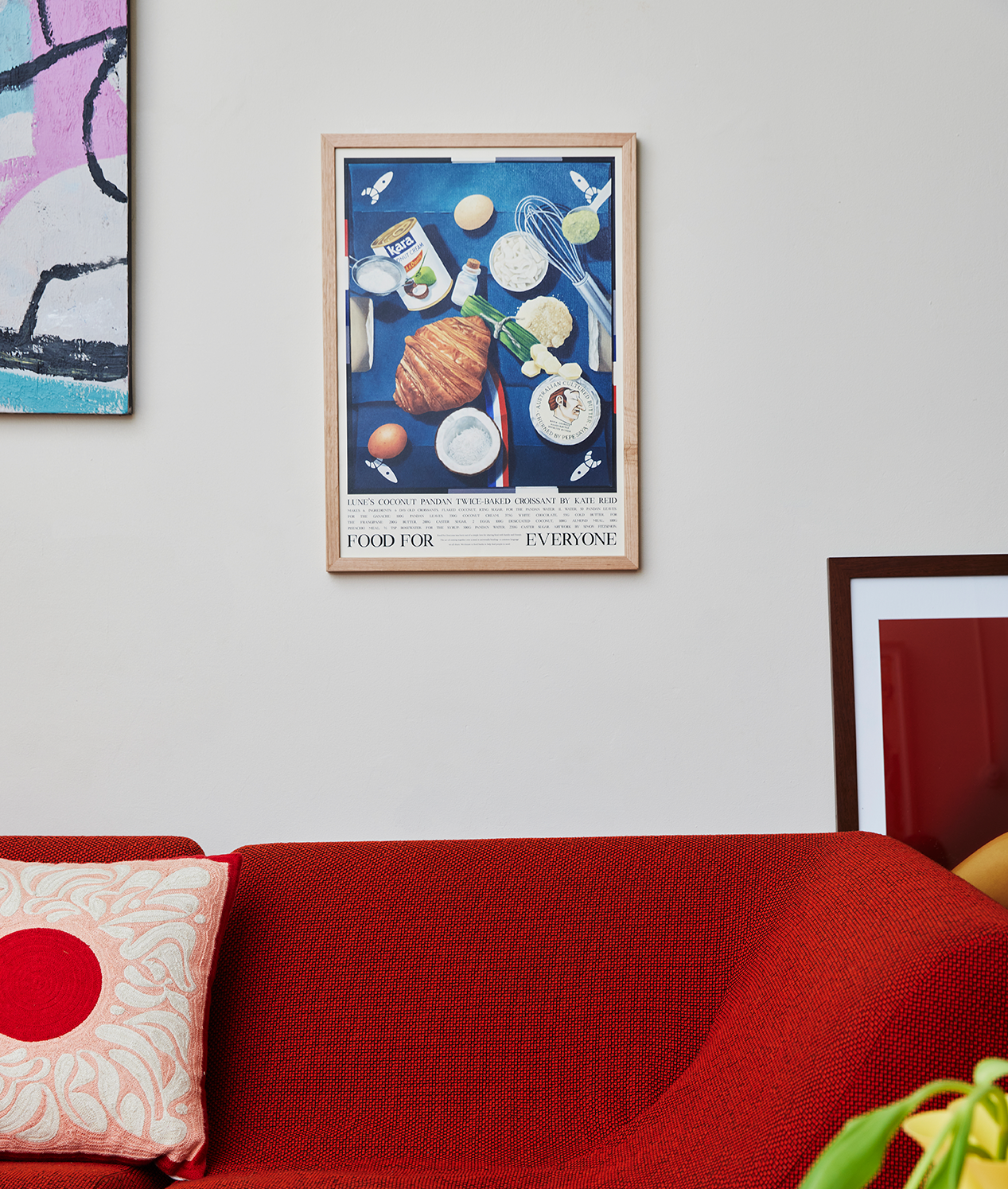 Lune's Coconut Pandan Twice-Baked Croissant