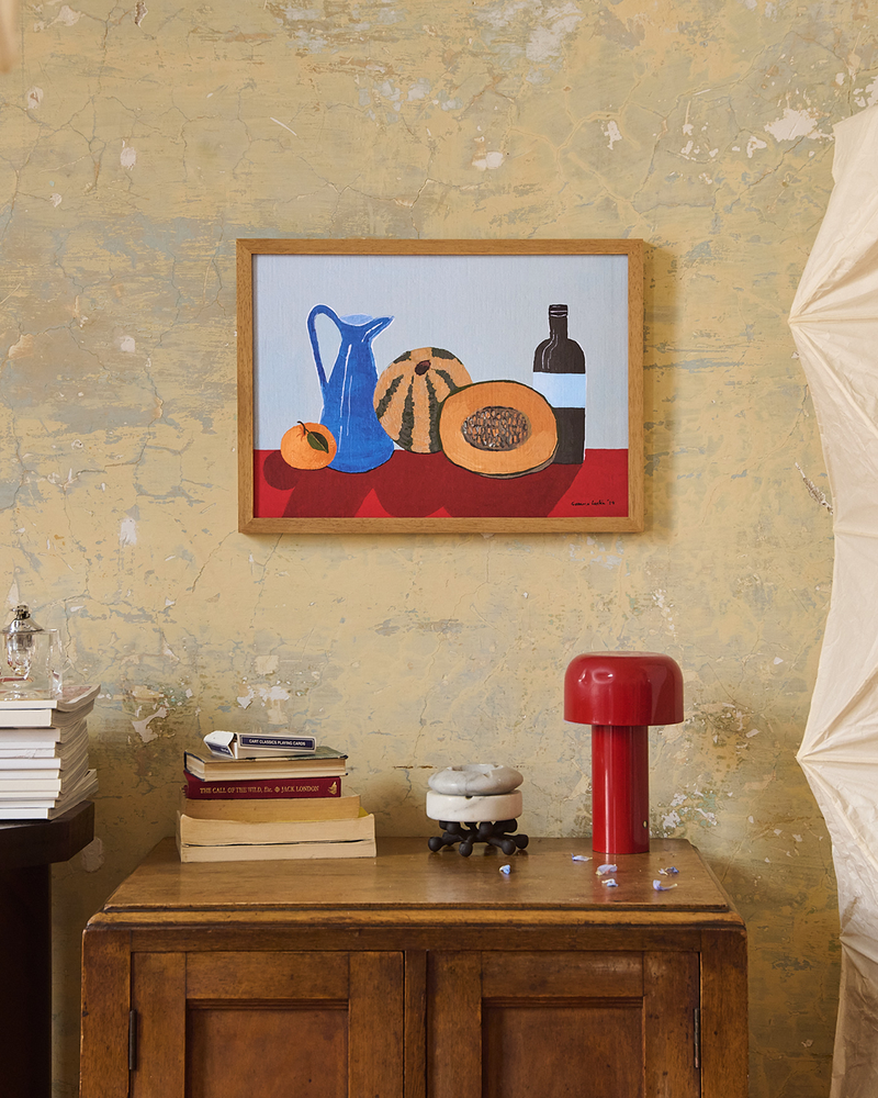 Sunlit Melon Still Life