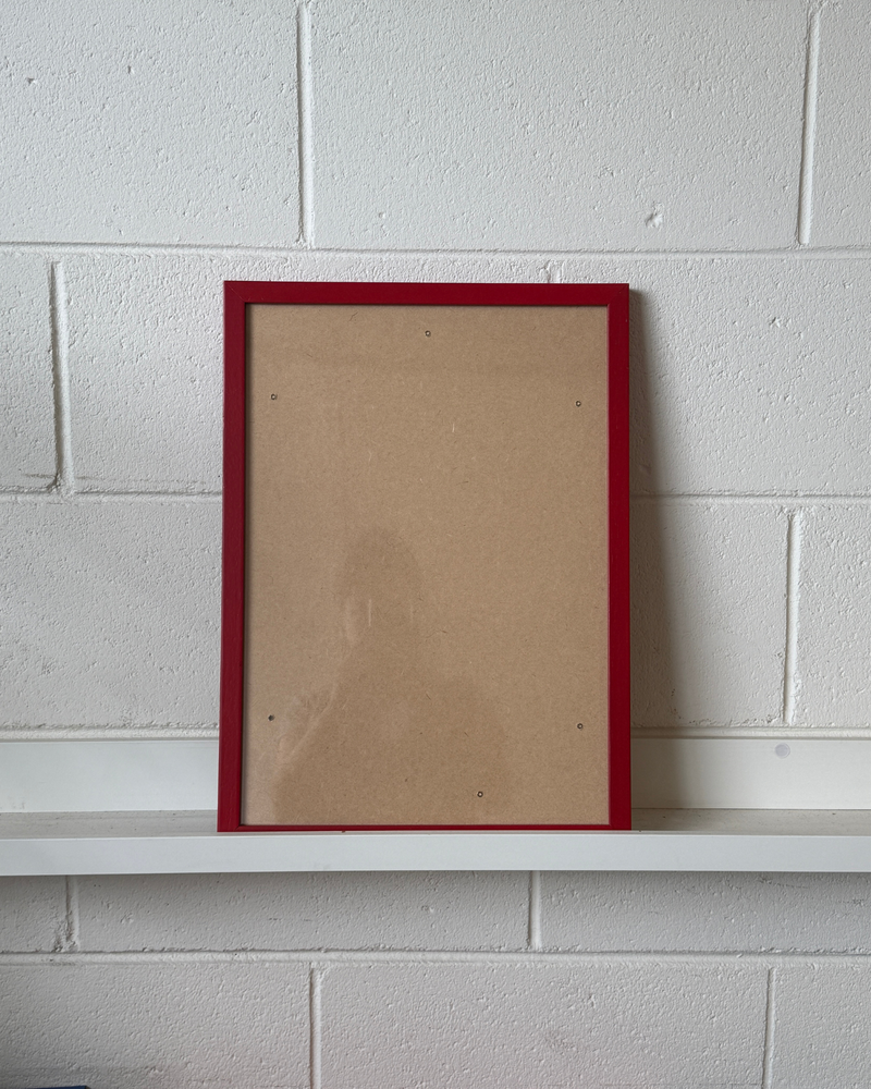 A3 - SECONDS Red Frame