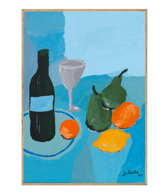 Lunch Still Life - Pears