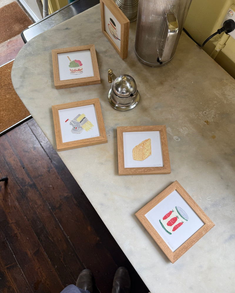 Gelato Roma - Italian Mini Print (framed)