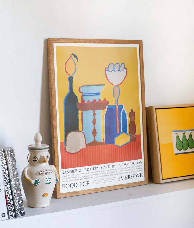 Raspberry Ricotta Cake