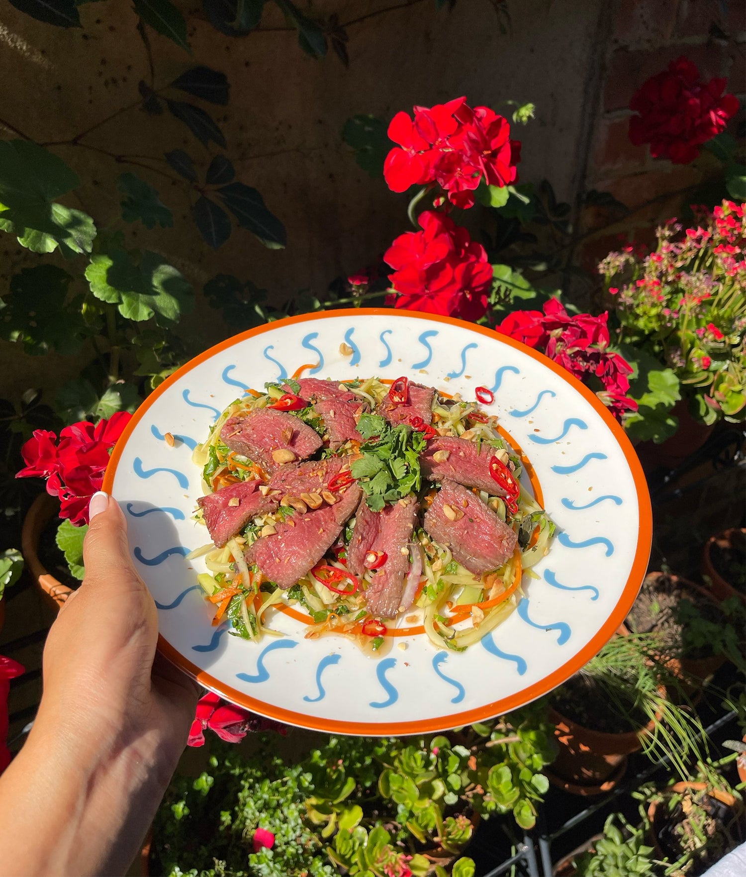 Vietnamese-style Grilled Beef & Green Mango Salad