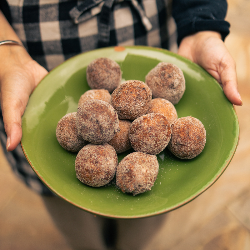 Ricotta Donuts with Cinnamon and Cardamom