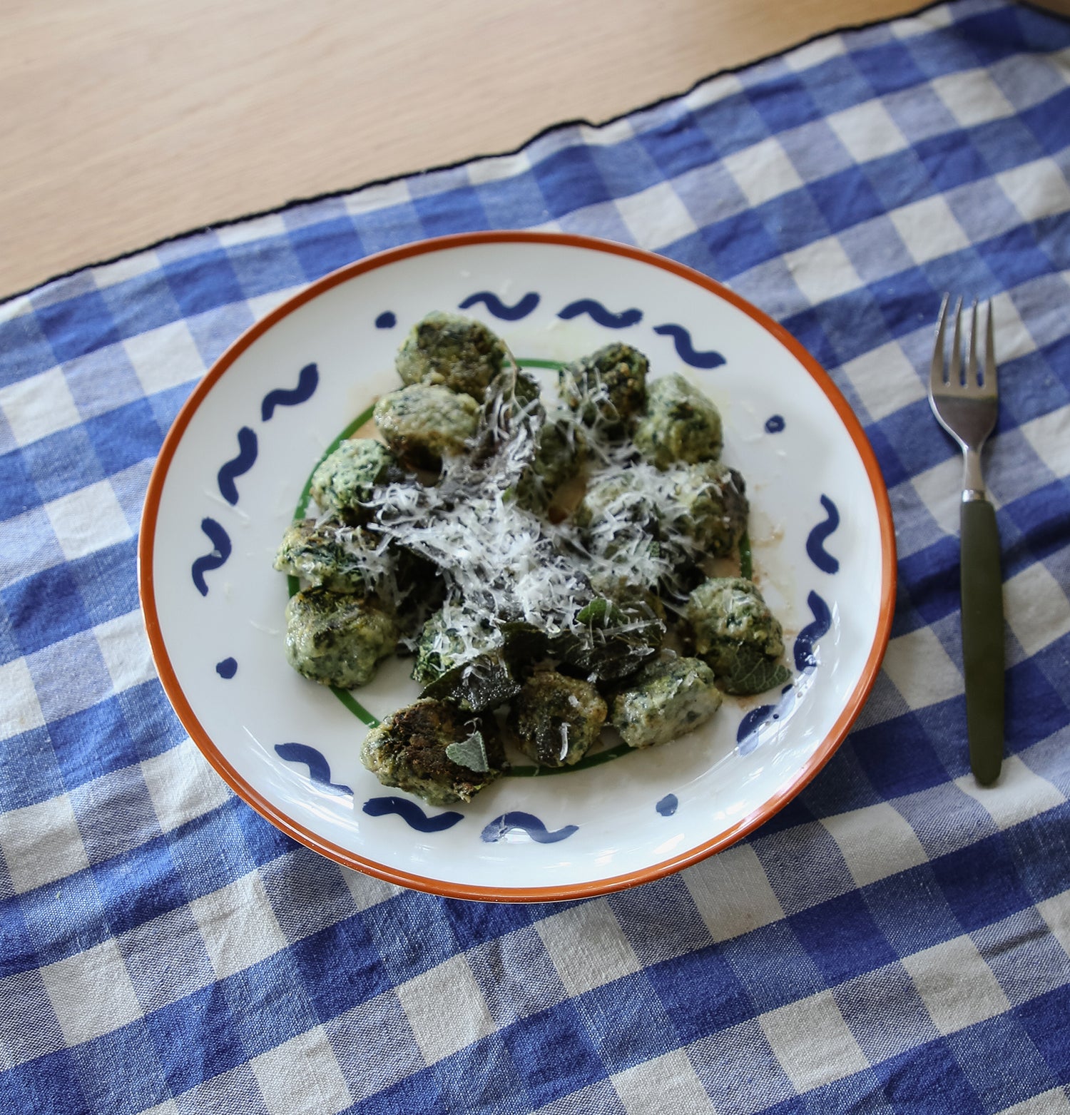 Tuscan Gnudi (Ricotta and Spinach Gnocchi)