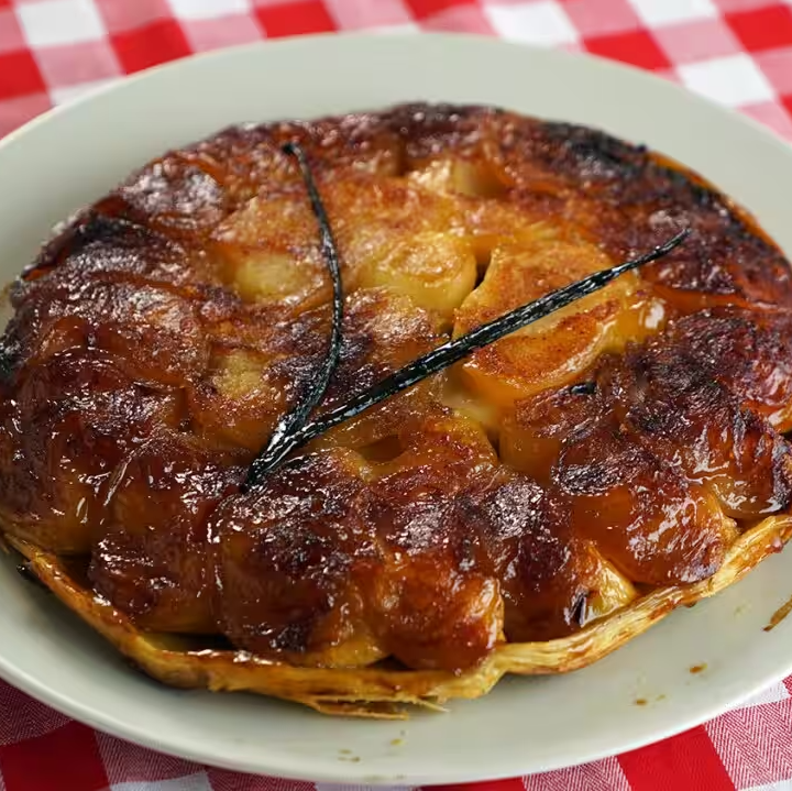 Guillaume Brahimi's Tarte Tatin with Crème Anglaise