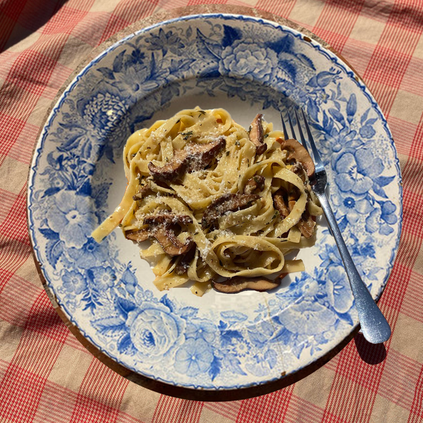 Bar Merenda's Pine Mushroom Tagliatelle