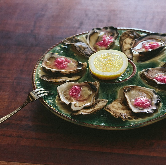 Gerald's Bar Oysters with Shiso Mignonette