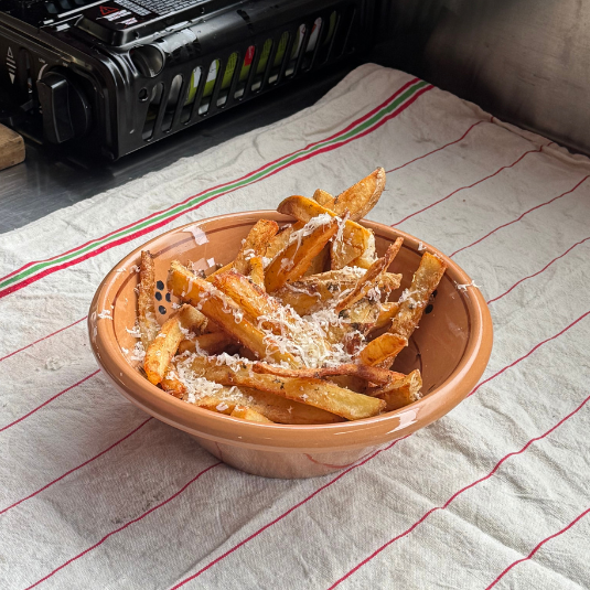 Chunky Fries with Fresh Truffle & Parmesan