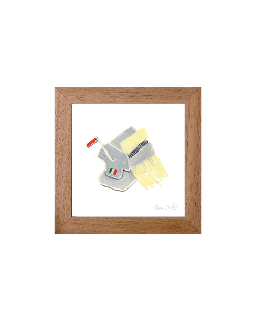 Pasta Machine - Italian Mini Print (framed)