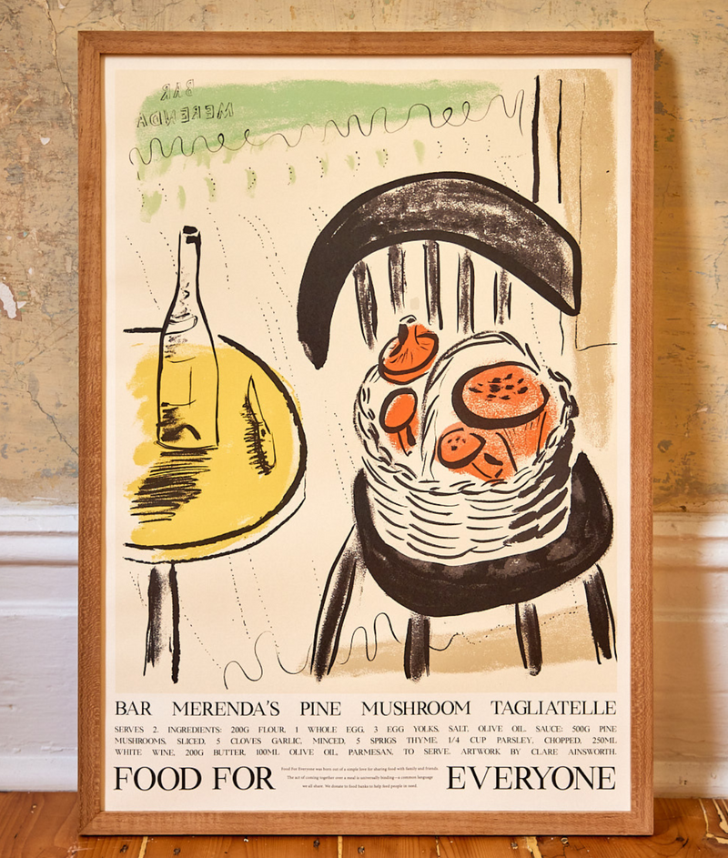 Bar Merenda's Pine Mushroom Tagliatelle