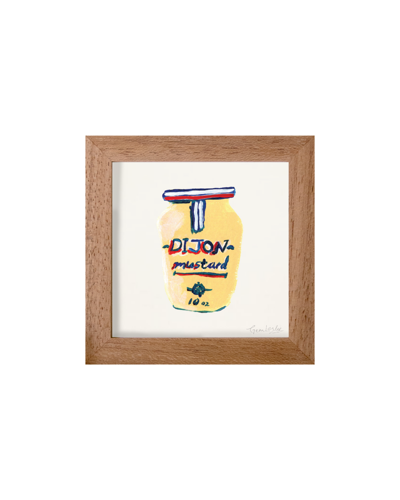 Dijon - French Mini Print (framed)