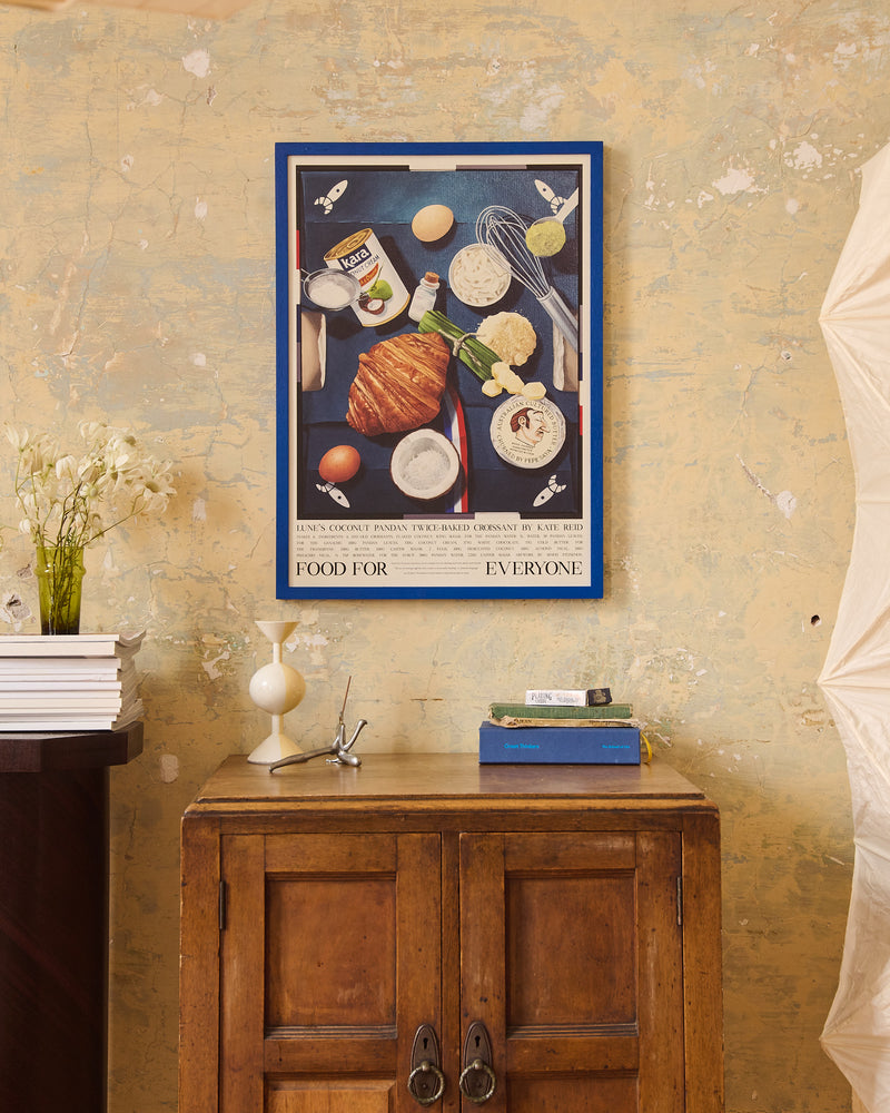 Lune's Coconut Pandan Twice-Baked Croissant