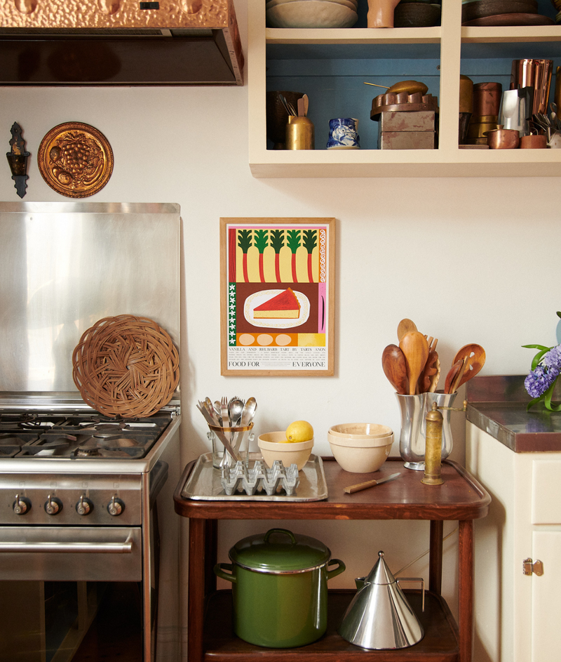 Vanilla and Rhubarb Tart