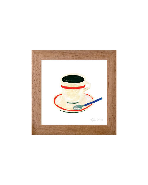 Espresso - Italian Mini Print (framed)