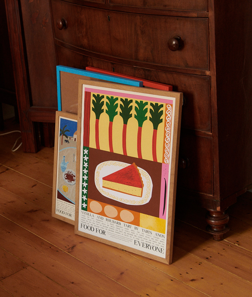 Vanilla and Rhubarb Tart