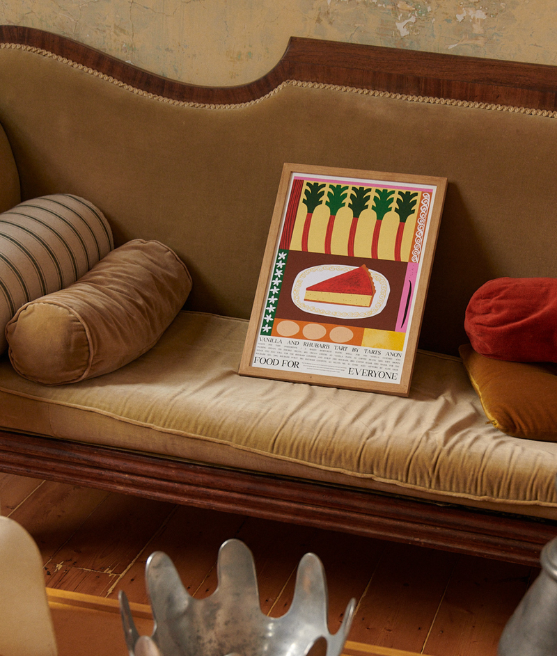 Vanilla and Rhubarb Tart