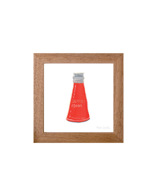 Campari Soda - Italian Mini Print (framed)