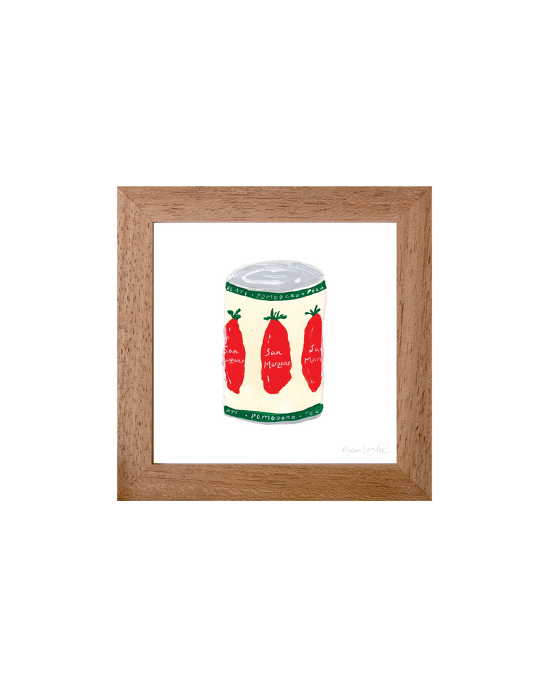 Pomodoro - Italian Mini Print (framed)