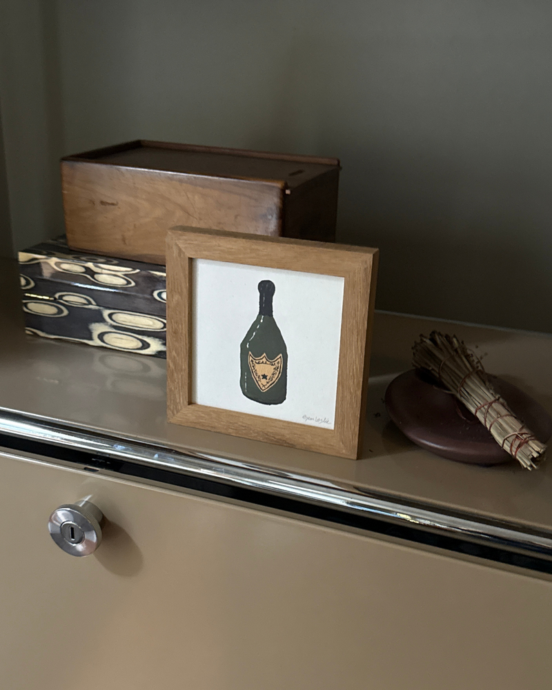 Dom Pérignon - French Mini Print (framed)