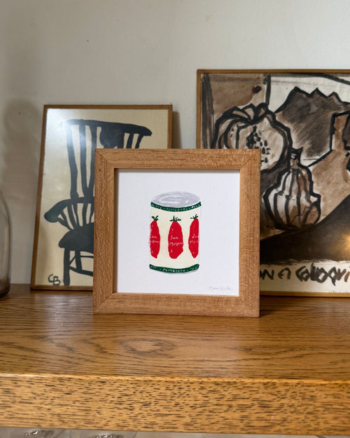 Pomodoro - Italian Mini Print (framed)