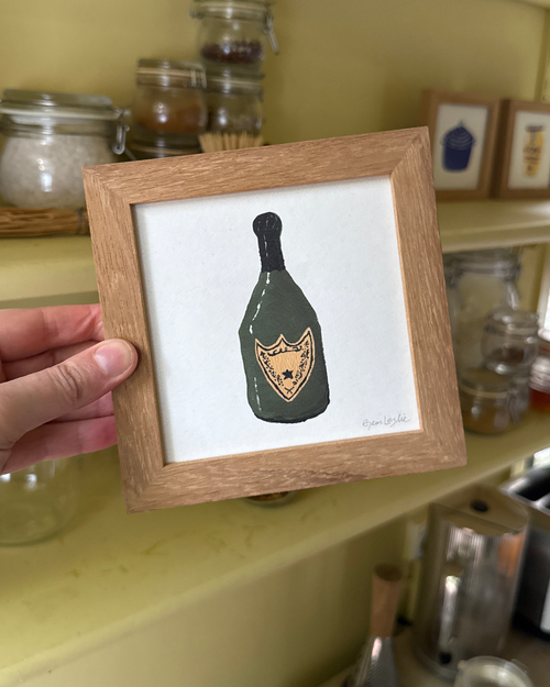 Dom Pérignon - French Mini Print (framed)