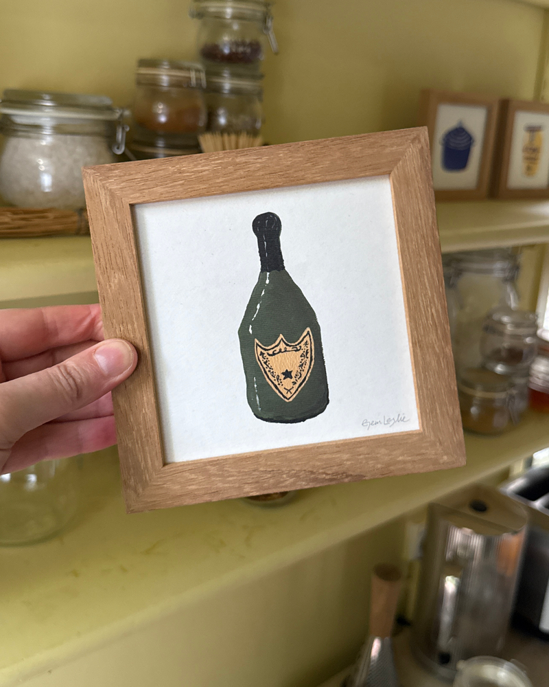 Dom Pérignon - French Mini Print (framed)