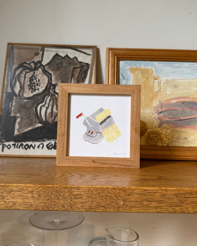 Pasta Machine - Italian Mini Print (framed)