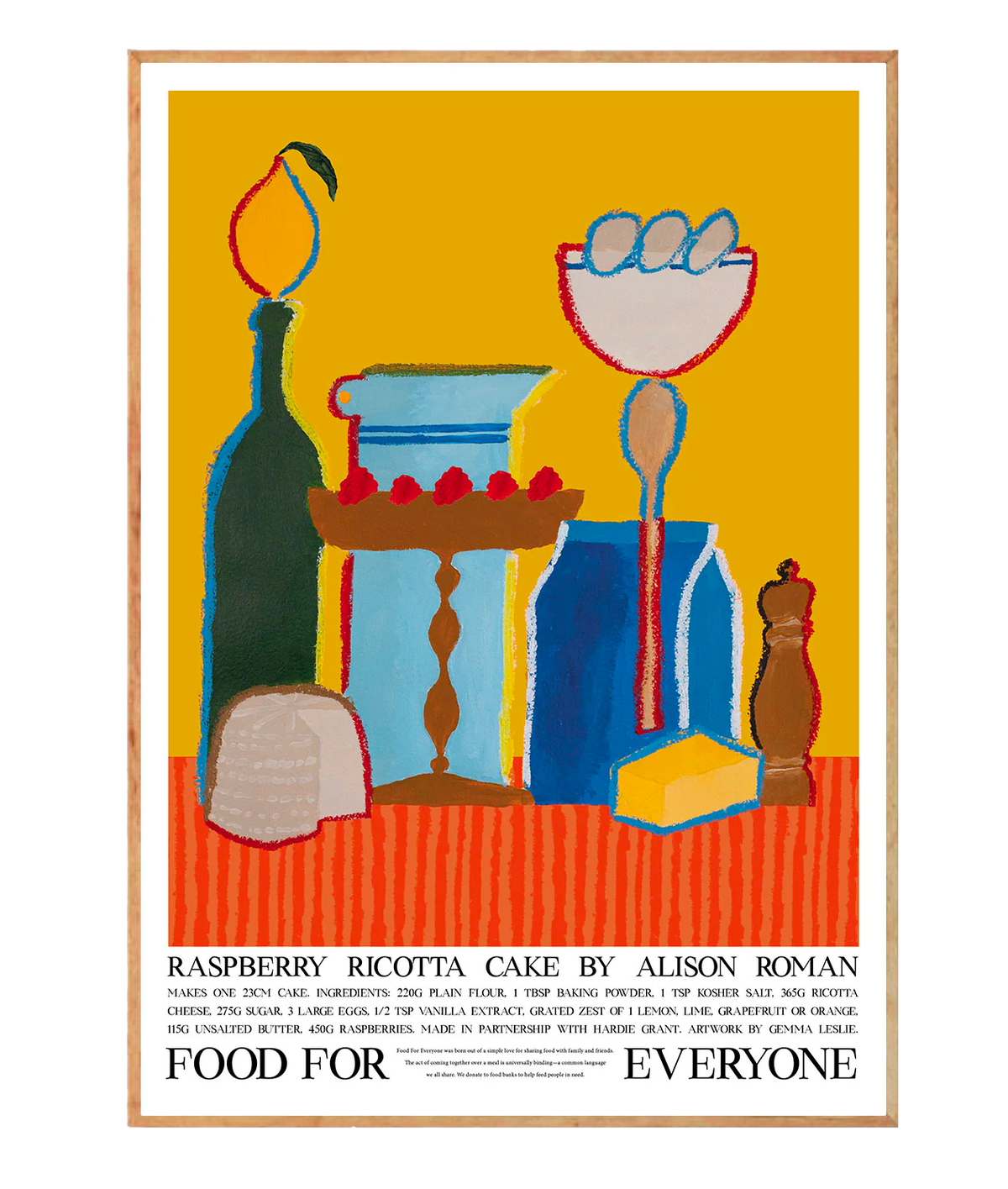 Raspberry Ricotta Cake – Food For Everyone