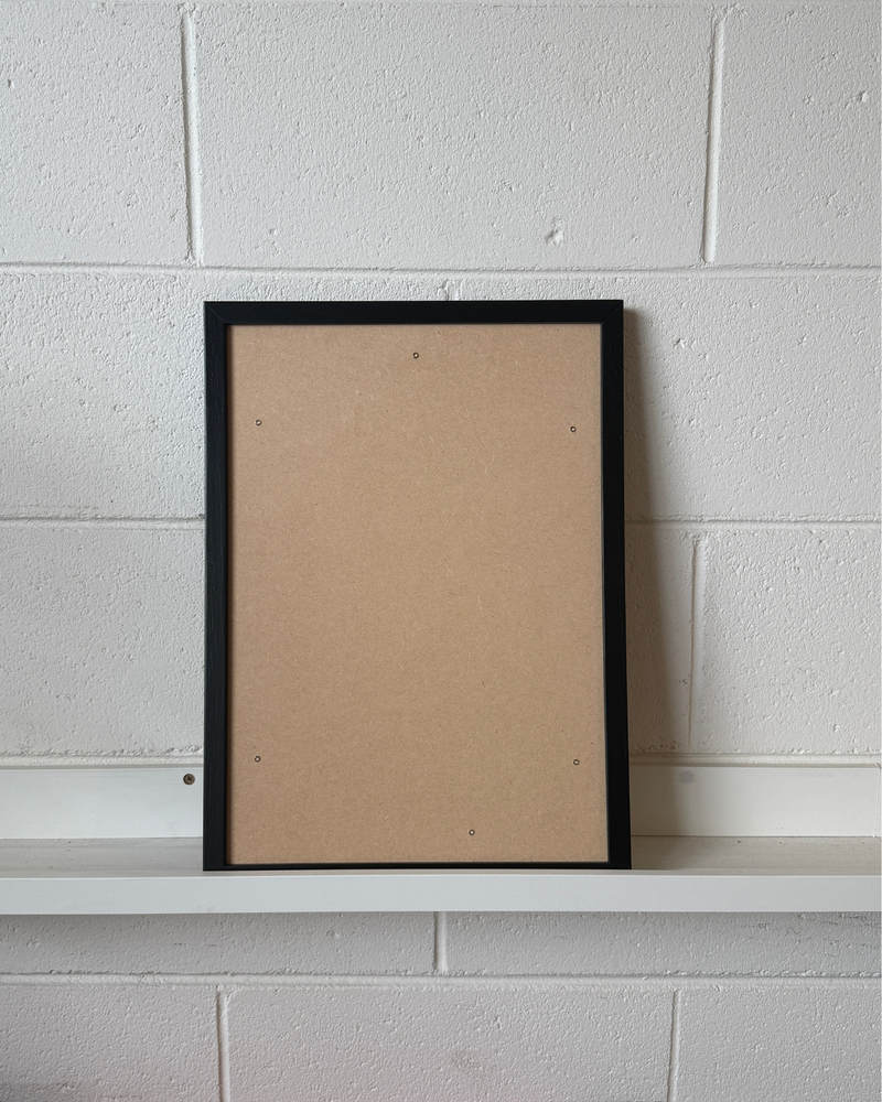 A3 - SECONDS Black Frame