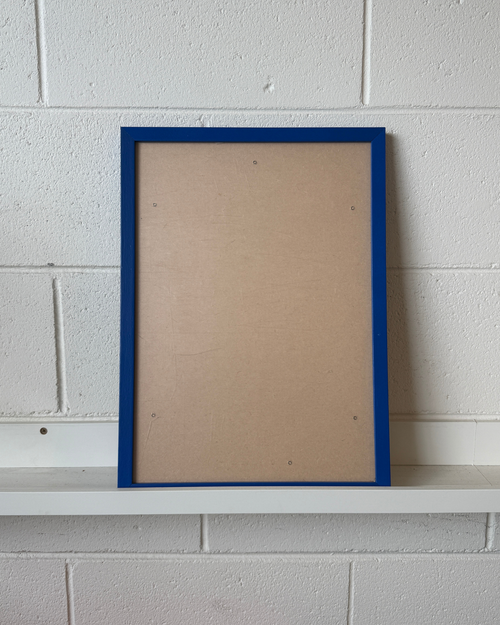 A3 - SECONDS Blue Frame
