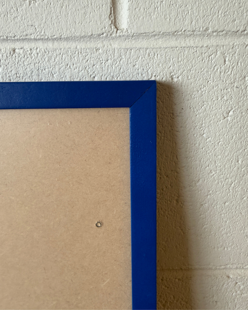 A3 - SECONDS Blue Frame