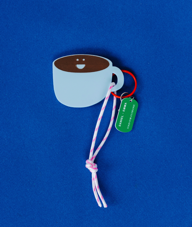 Coffee Cup Keychain
