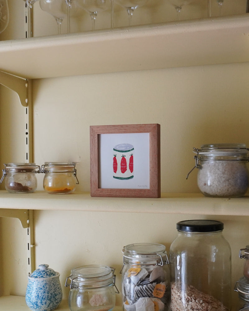 Pomodoro - Italian Mini Print (framed)