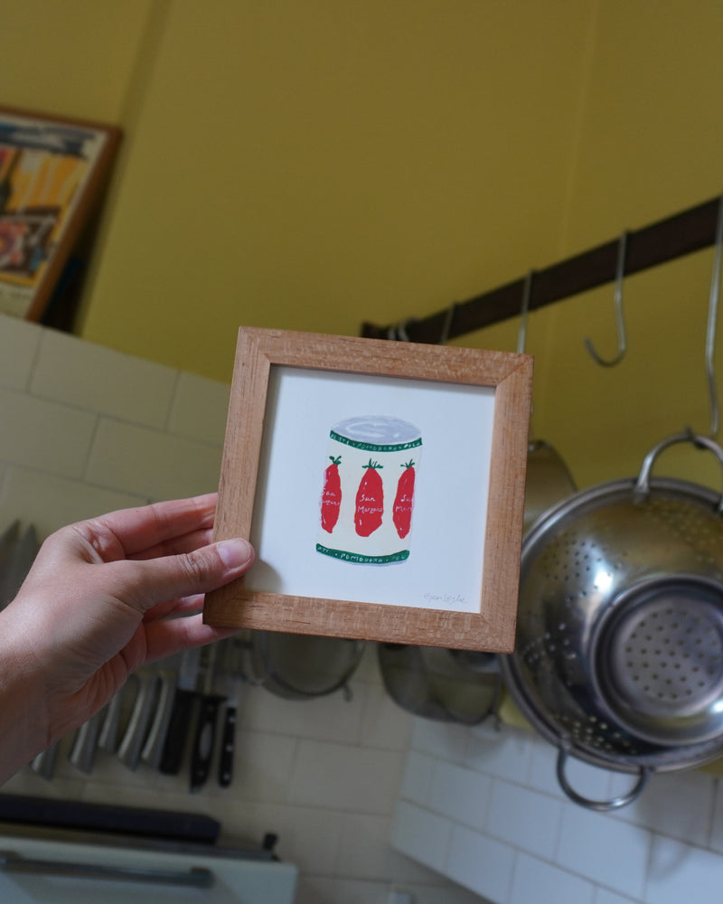 Pomodoro - Italian Mini Print (framed)