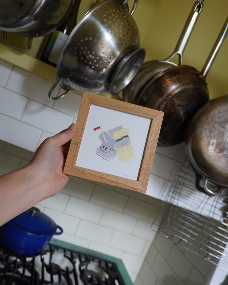 Pasta Machine - Italian Mini Print (framed)