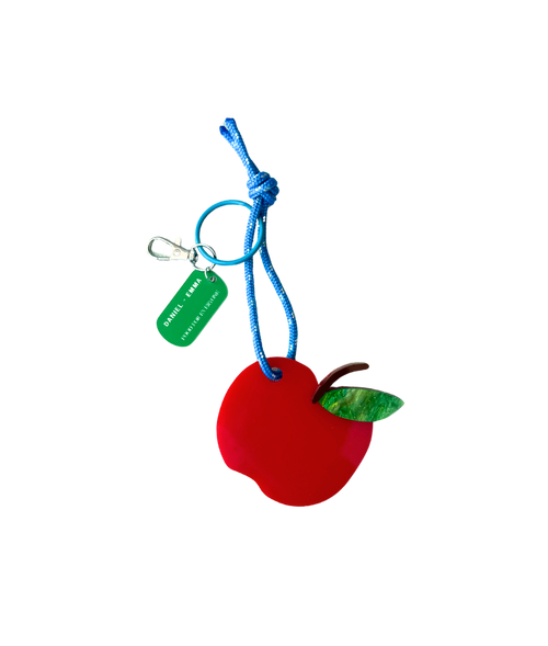 Red Apple Lucky Keychain