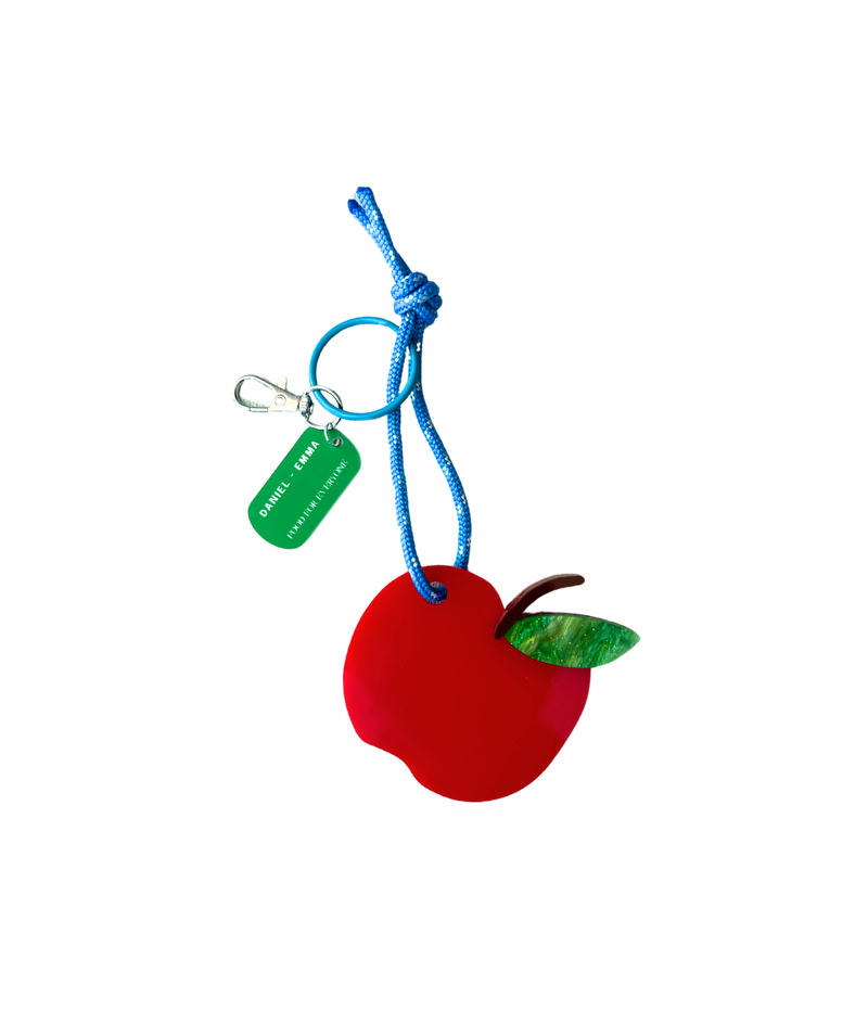 Red Apple Lucky Keychain