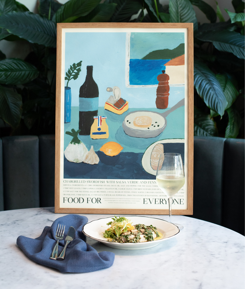 Chargrilled Swordfish with Salsa Verde and Fennel Food For Everyone